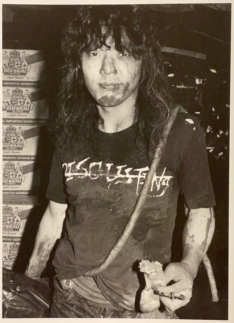 Image shared in a source post about Screaming Mad George or his work.