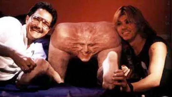 Image shared in a source post about Screaming Mad George or his work.