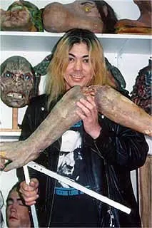 Image shared in a source post about Screaming Mad George or his work.
