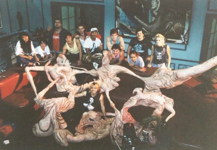 Image shared in a source post about Screaming Mad George or his work.
