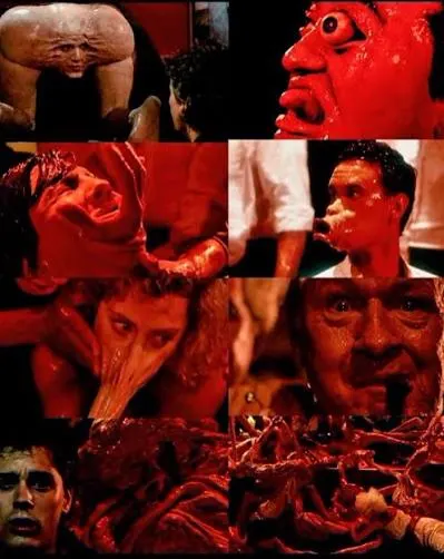 Image shared in a source post about Screaming Mad George or his work.