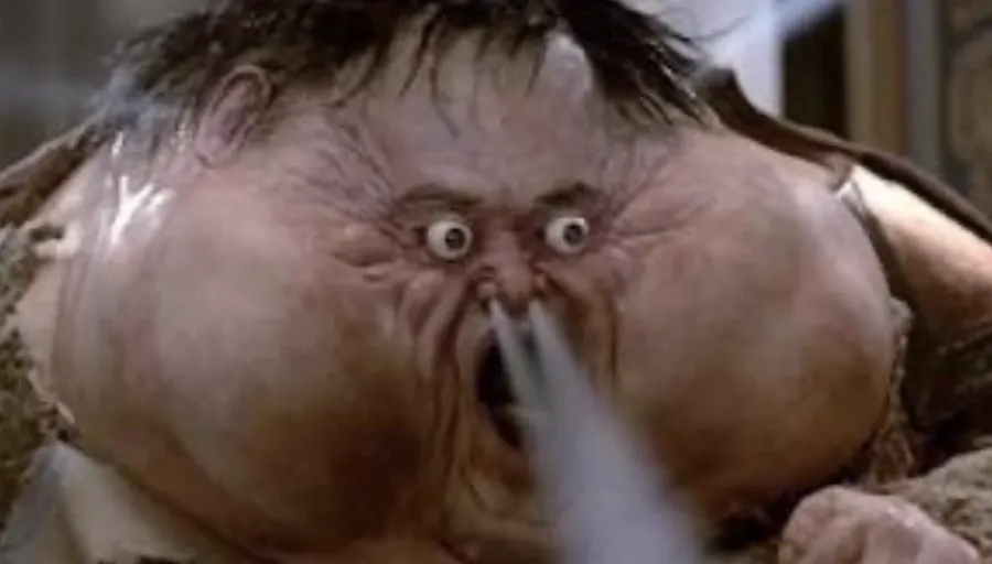 Image shared in a source post about Screaming Mad George or his work.