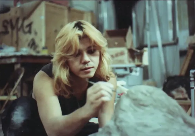 Workshop photograph from the Screaming Mad George research archive.