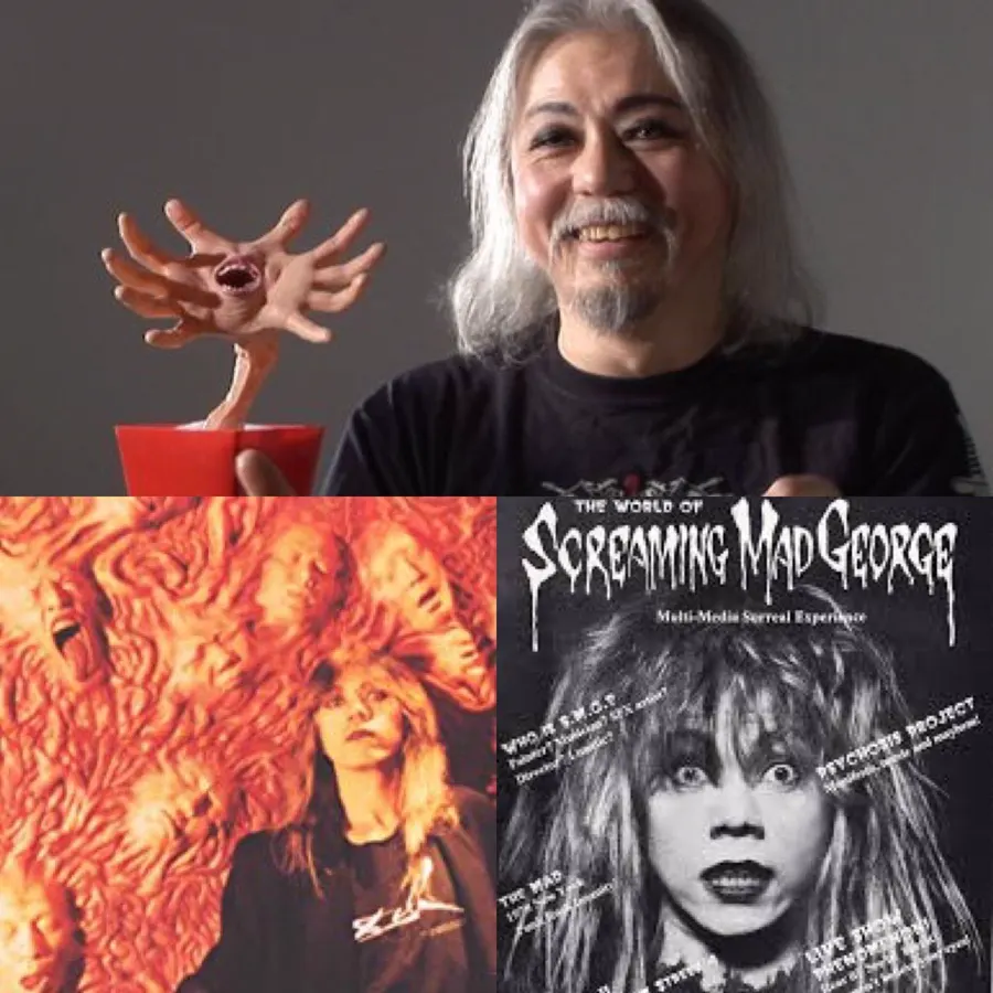 Image shared in a source post about Screaming Mad George or his work.